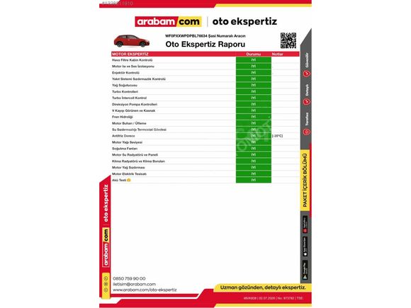 FORD FOCUS 1.6 BENZİN OTOMATİK