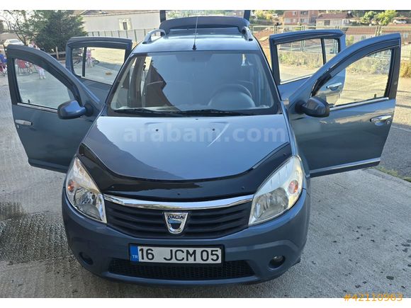 49 BİNDE EMSALSİZ KİLOMETRE KLİMALI DOLU PAKET SANDERO