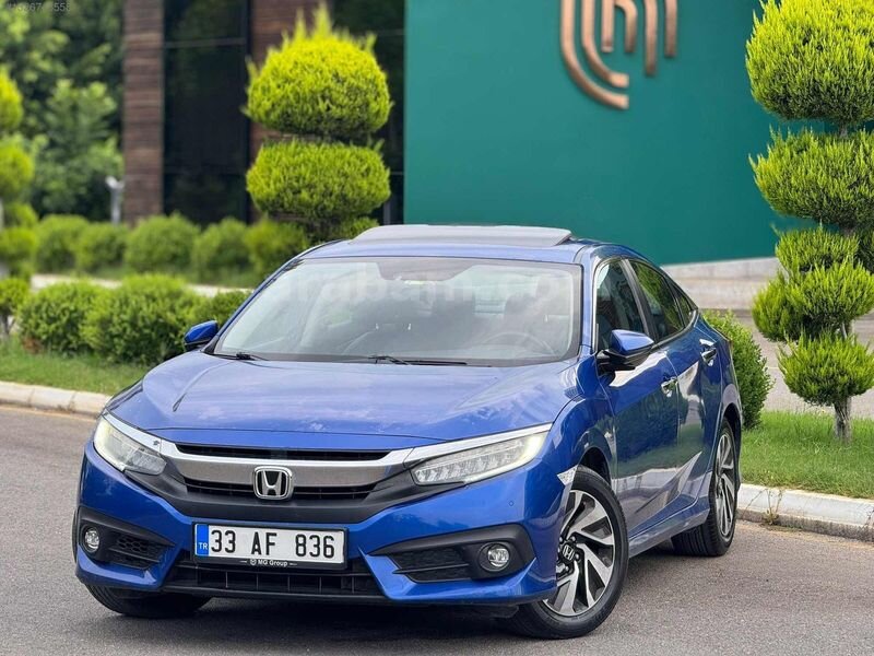 Galeriden Honda Civic 1.6i VTEC Eco Executive 2017 Model Mersin 174.000 km Lacivert