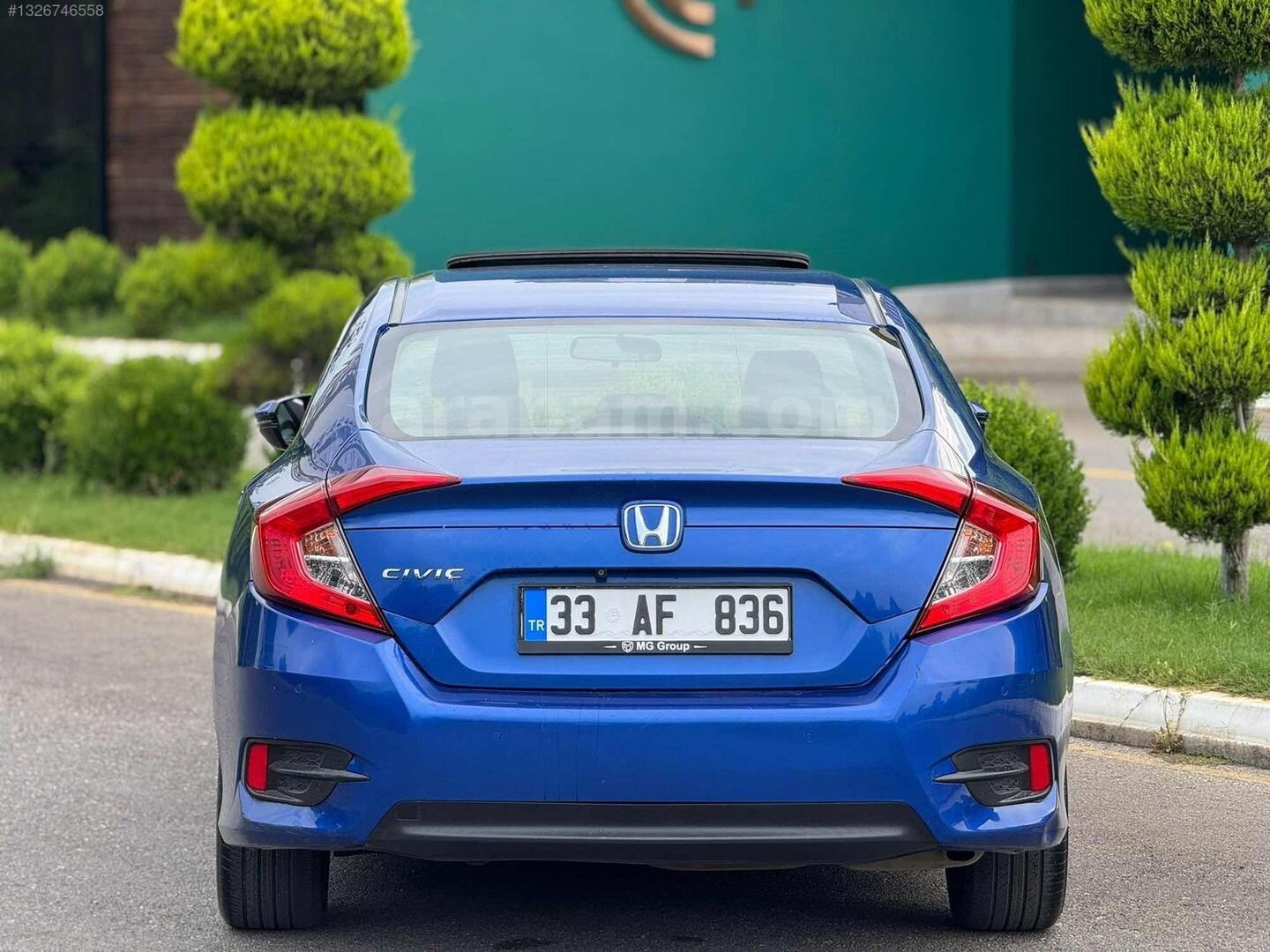 Galeriden Honda Civic 1.6i VTEC Eco Executive 2017 Model Mersin 174.000 km Lacivert 4
