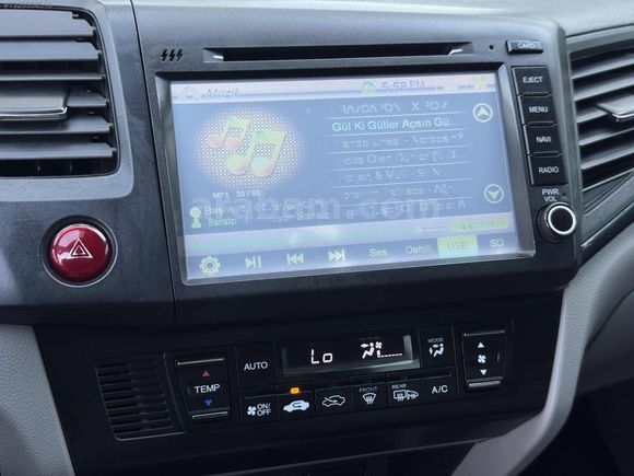 2015 HONDA CİVİC ECO EXECUTIVE BOYASIZ DEĞİŞENSİZ FAB. LPG