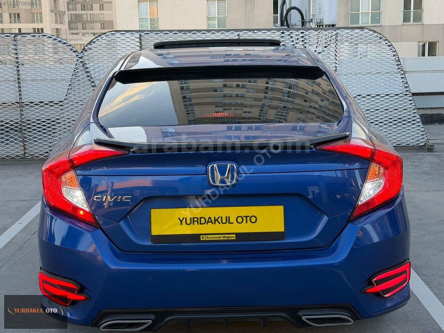Galeriden Honda Civic 1.6i VTEC Eco Executive 2017 Model İstanbul 123.000 km Mavi 5
