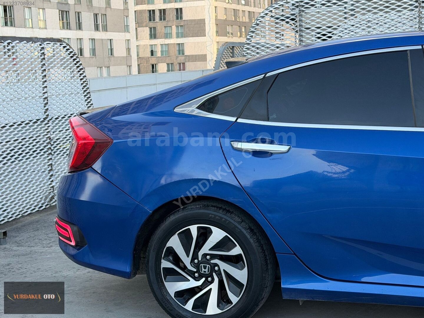 Galeriden Honda Civic 1.6i VTEC Eco Executive 2017 Model İstanbul 123.000 km Mavi 4