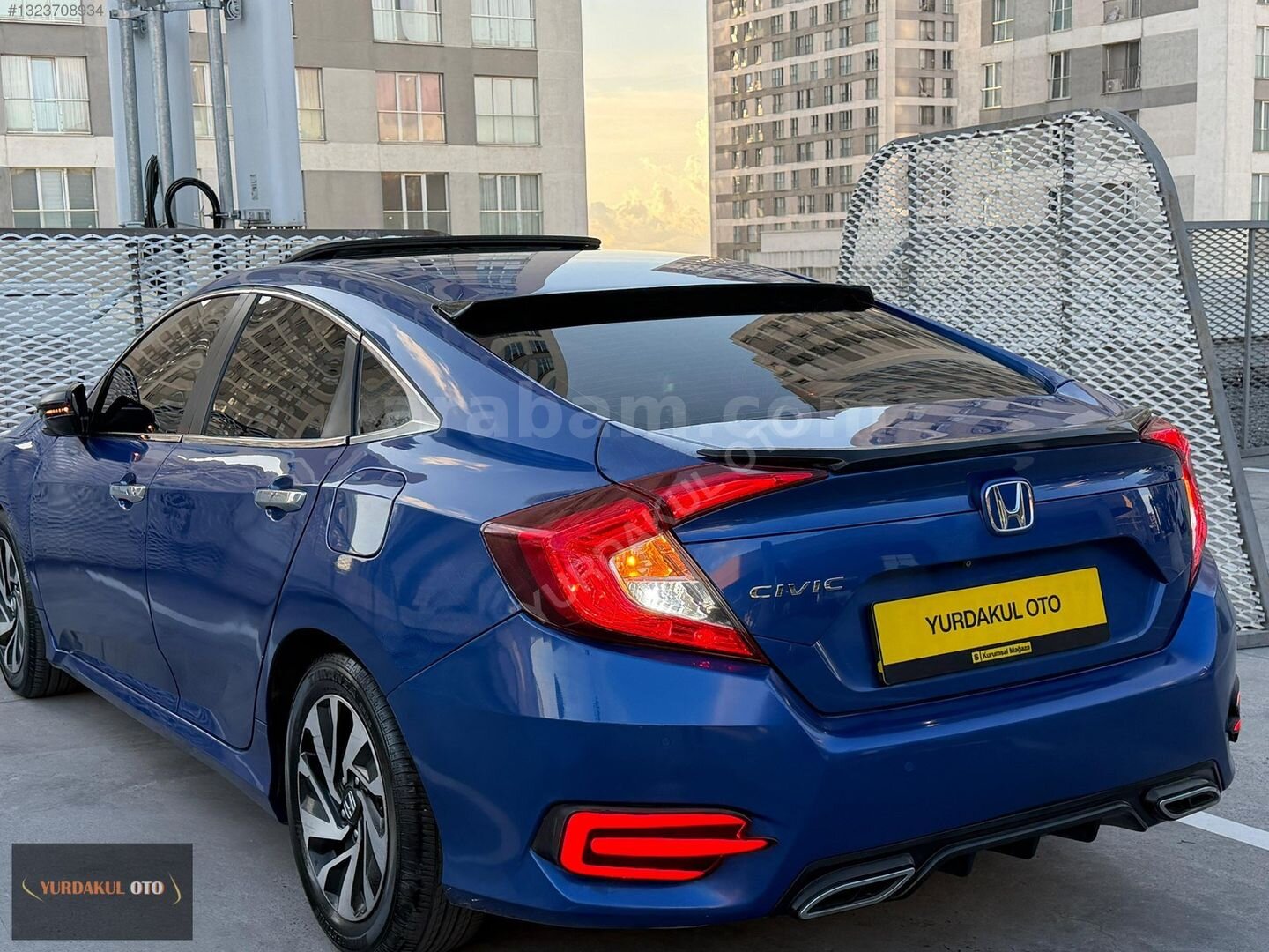 Galeriden Honda Civic 1.6i VTEC Eco Executive 2017 Model İstanbul 123.000 km Mavi 7
