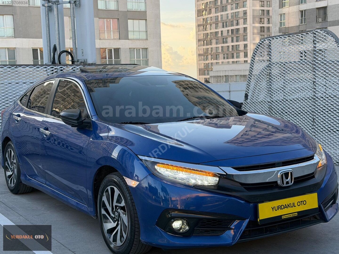Galeriden Honda Civic 1.6i VTEC Eco Executive 2017 Model İstanbul 123.000 km Mavi 2