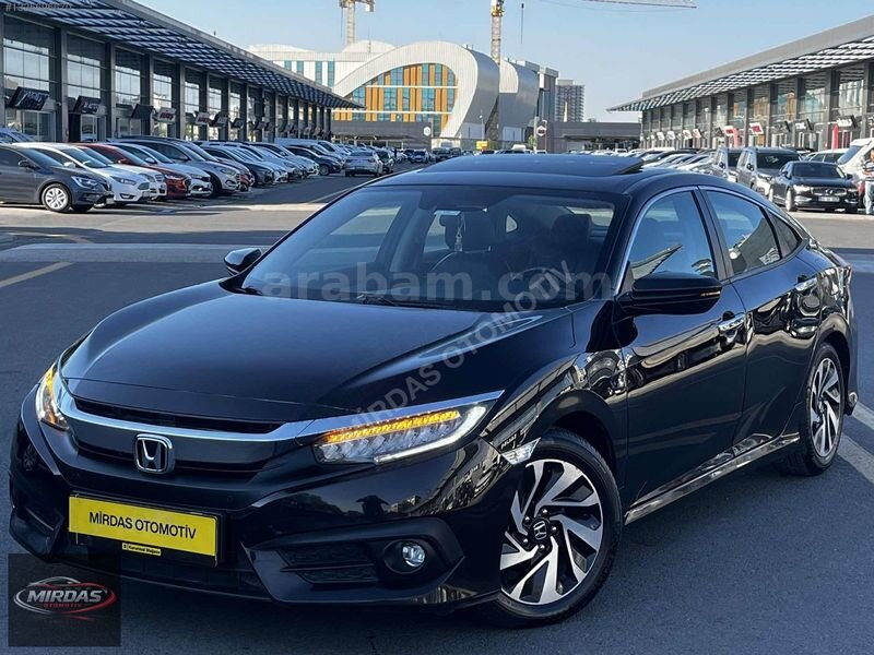 Galeriden Honda Civic 1.6i VTEC Eco Executive 2017 Model Ankara 162.000 km Siyah