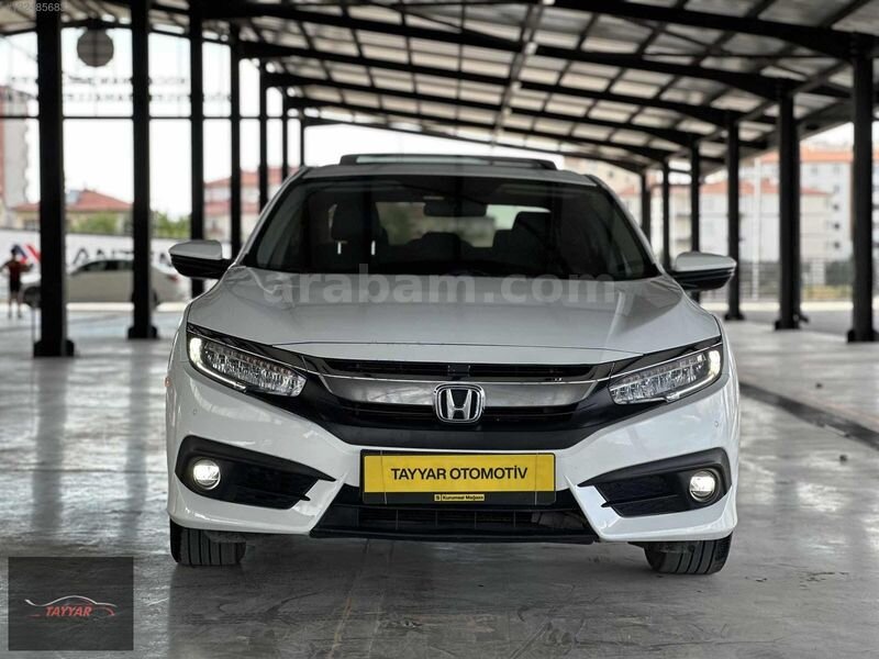 Galeriden Honda Civic 1.6i VTEC Eco Executive 2018 Model Kayseri 220.000 km Beyaz