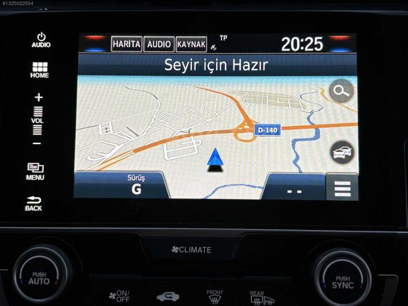 HATASIZ HONDA CİVİC 1.6 İ-VTEC ECO EXECUTİVE FAB. LPG'Lİ