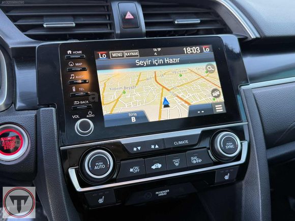 TEMİZYÜREK AUTO 2020 CİVİC 1.6İ-VTEC EXECUTİVE FABRKSYN LPG 60KM