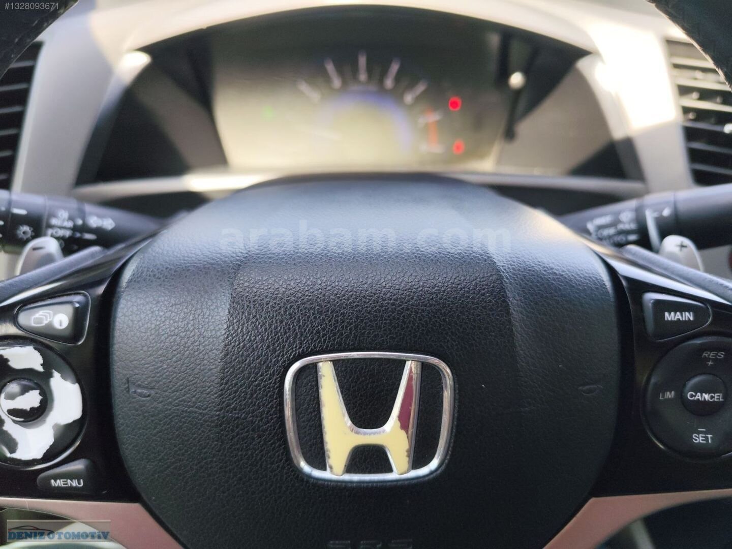Galeriden Honda Civic 1.6i VTEC Eco Premium 2012 Model İzmir 176.120 km Siyah 6