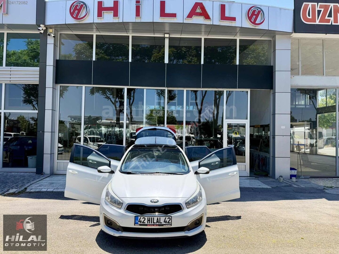 ..HİLAL OTO GALERİ'DEN.. HASAR KAYITSIZ ORJİNAL FULL KİA CEED 2