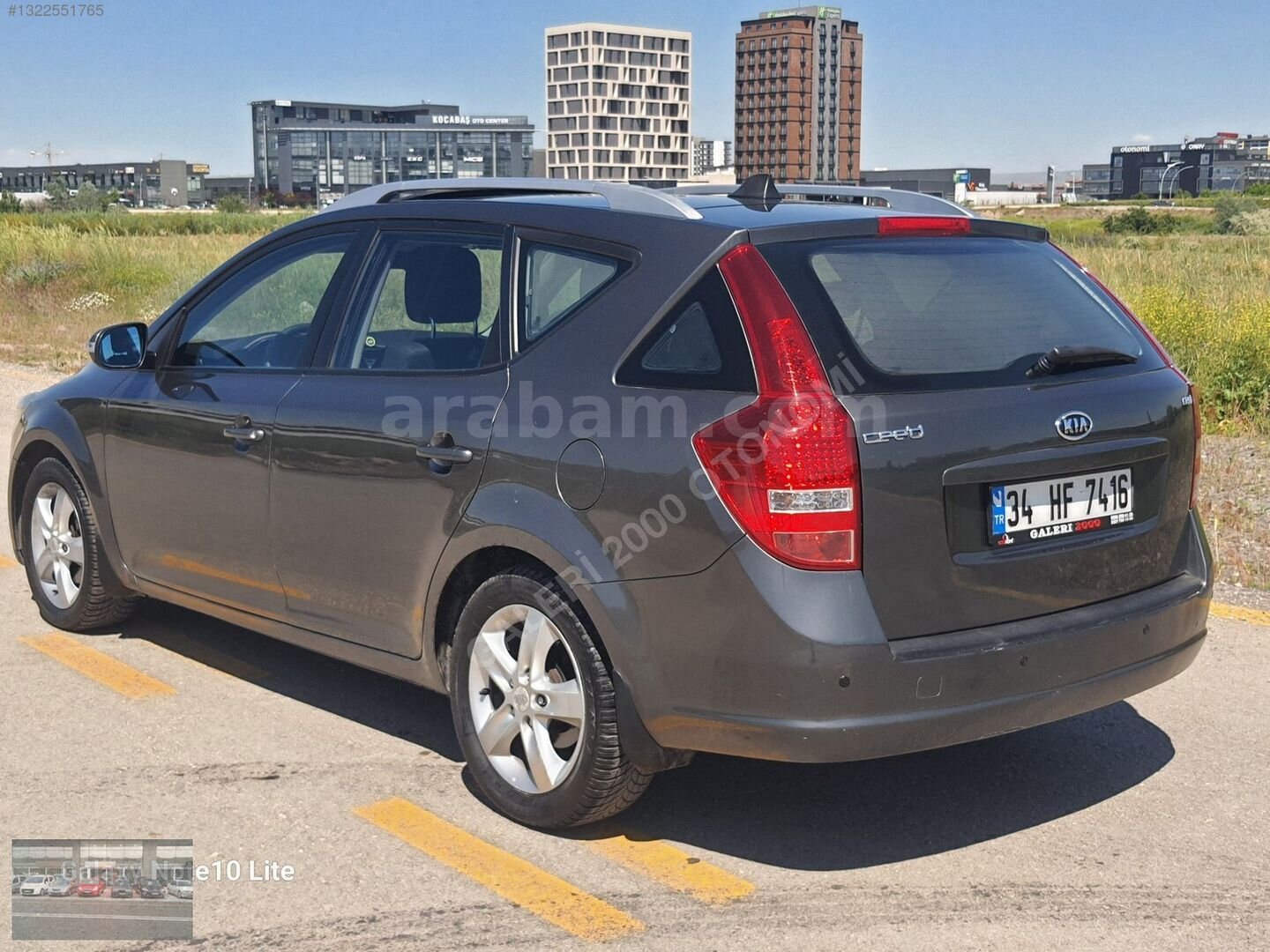 Galeriden Kia Ceed 1.6 CRDi Concept SW 2011 Model Ankara 176.000 km Füme 4
