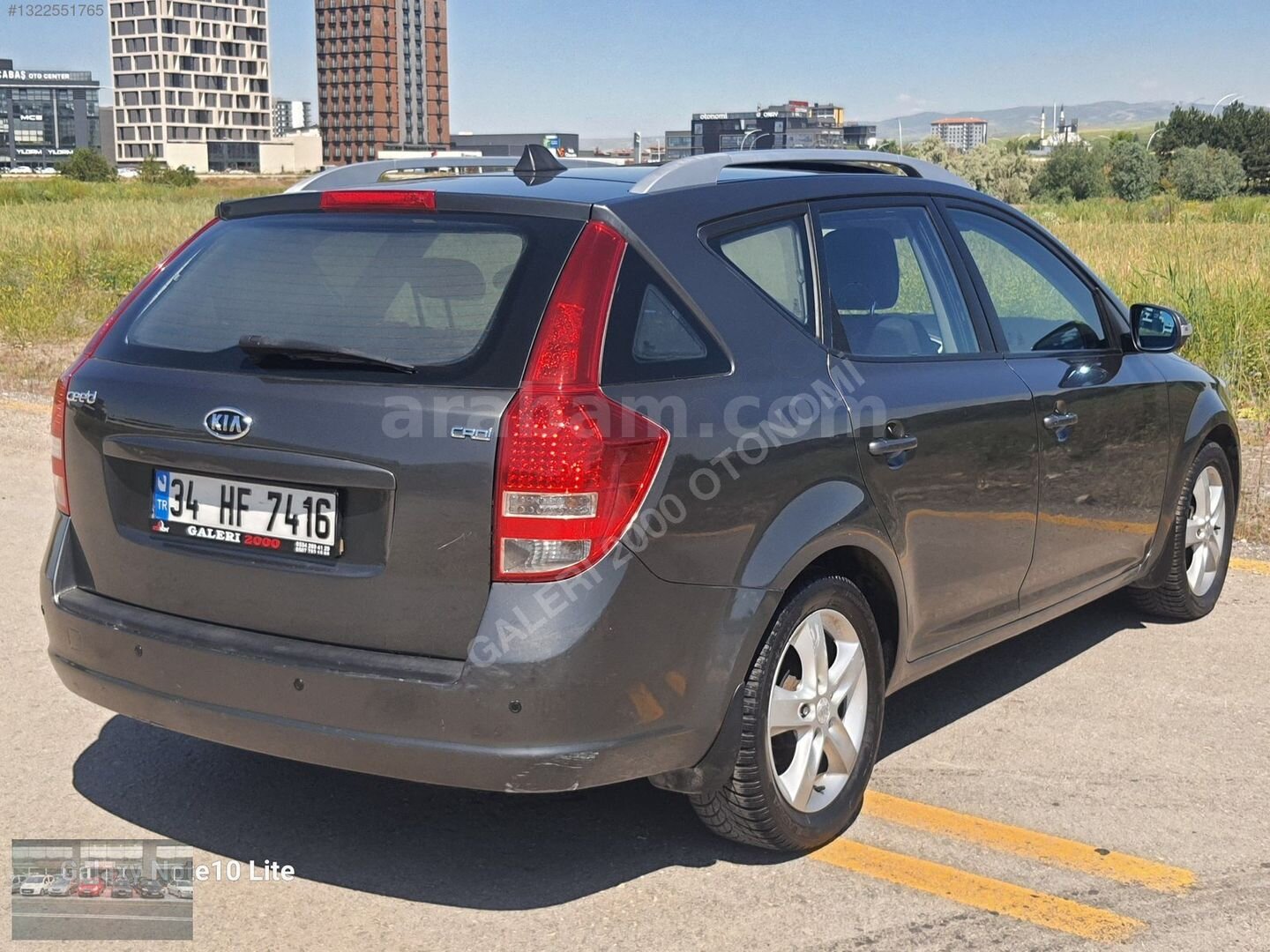 Galeriden Kia Ceed 1.6 CRDi Concept SW 2011 Model Ankara 176.000 km Füme 6