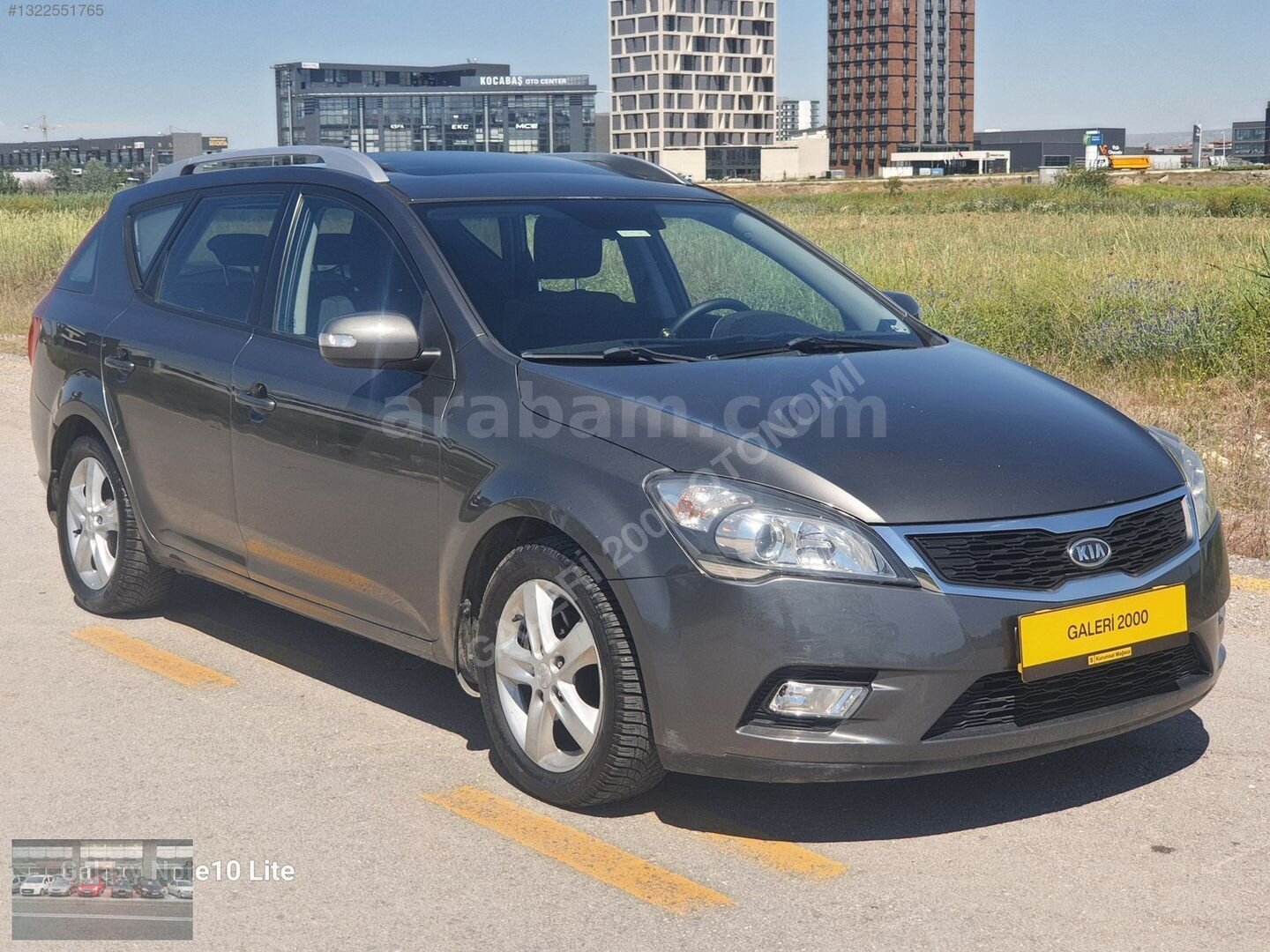 Galeriden Kia Ceed 1.6 CRDi Concept SW 2011 Model Ankara 176.000 km Füme 1