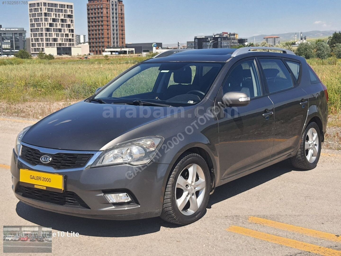 Galeriden Kia Ceed 1.6 CRDi Concept SW 2011 Model Ankara 176.000 km Füme 3