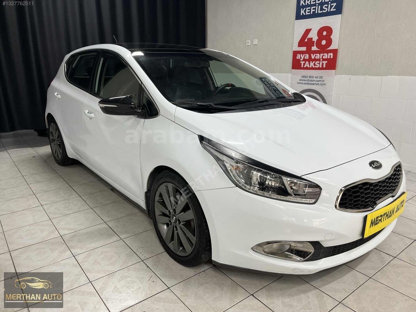 Galeriden Kia Ceed 1.6 CRDi Concept Plus 2012 Model Antalya 189.500 km Beyaz 4