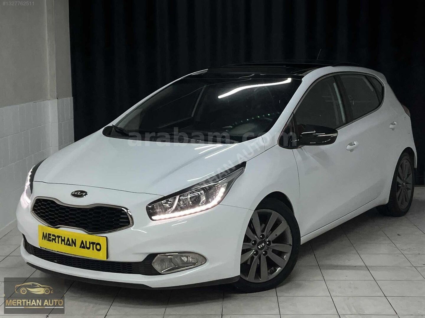 Galeriden Kia Ceed 1.6 CRDi Concept Plus 2012 Model Antalya 189.500 km Beyaz 1