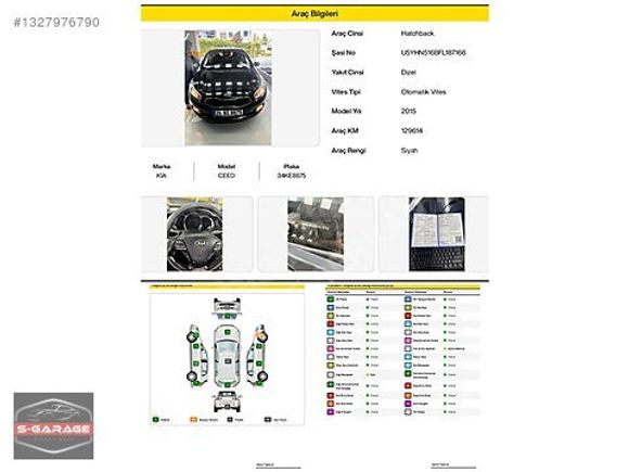 2015 MODEL OTOMATİK EMSALSİZ - KAZASIZ - DEĞİŞENSİZ - BOYASIZ