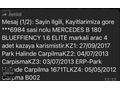 Ercan Arslan'dan Mercedes B180 167.000 km de