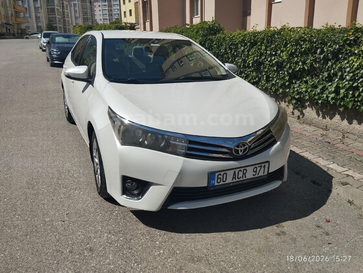 Sahibinden Toyota Corolla 1.33 Life 2015 Model Tokat 113.000 km Beyaz 1