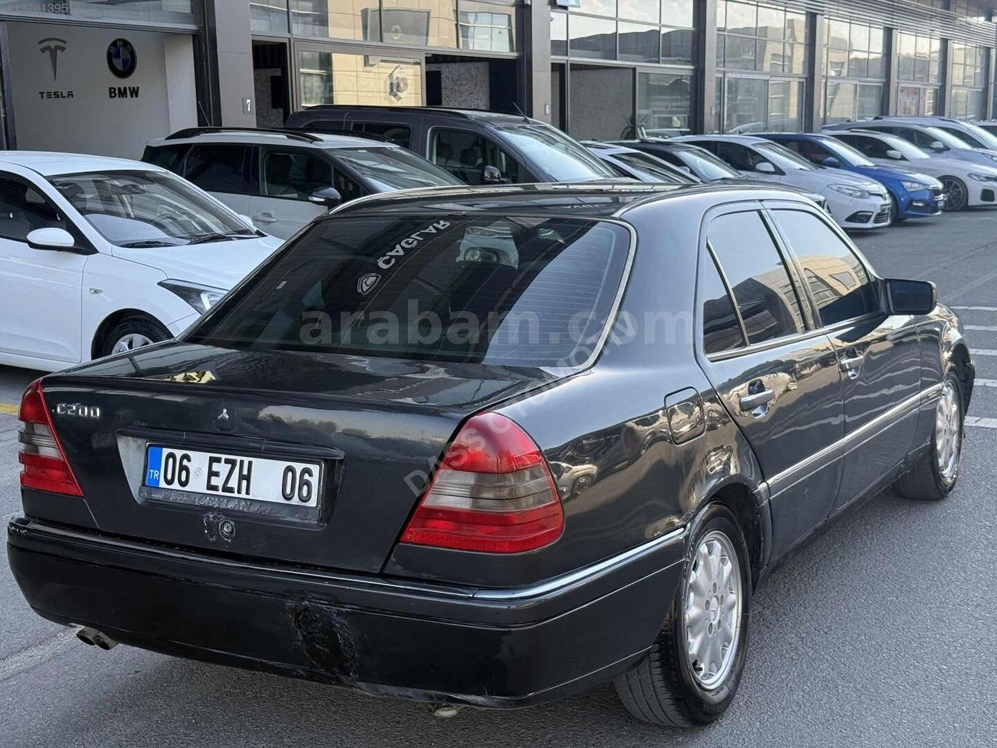 Galeriden Mercedes - Benz C 200 Elegance 1996 Model Ankara 409.000 km Füme 7