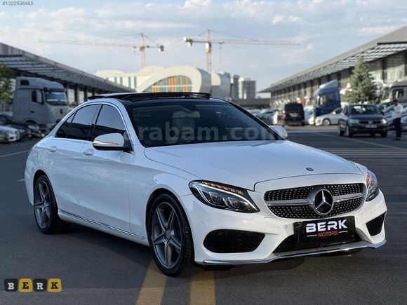 BERK'DEN_MERCEDES_C180_AMG_RECORE_CİFT_MERCEK_EXTRA_DOLU_İCİ_BEJ
