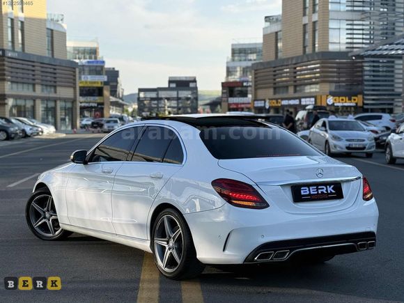 BERK'DEN_MERCEDES_C180_AMG_RECORE_CİFT_MERCEK_EXTRA_DOLU_İCİ_BEJ