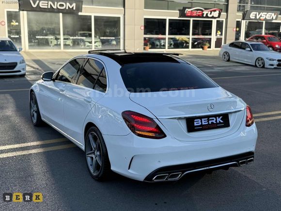 BERK'DEN_MERCEDES_C180_AMG_RECORE_CİFT_MERCEK_EXTRA_DOLU_İCİ_BEJ