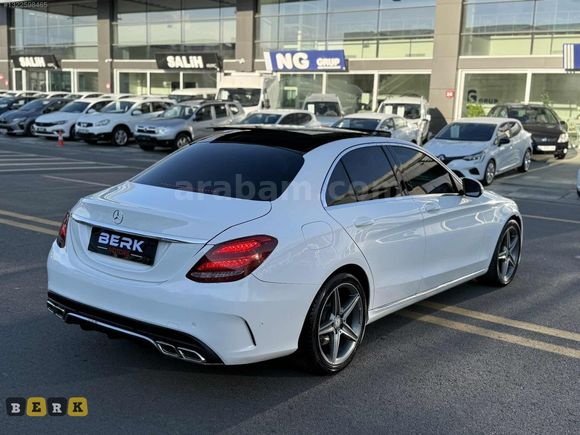BERK'DEN_MERCEDES_C180_AMG_RECORE_CİFT_MERCEK_EXTRA_DOLU_İCİ_BEJ