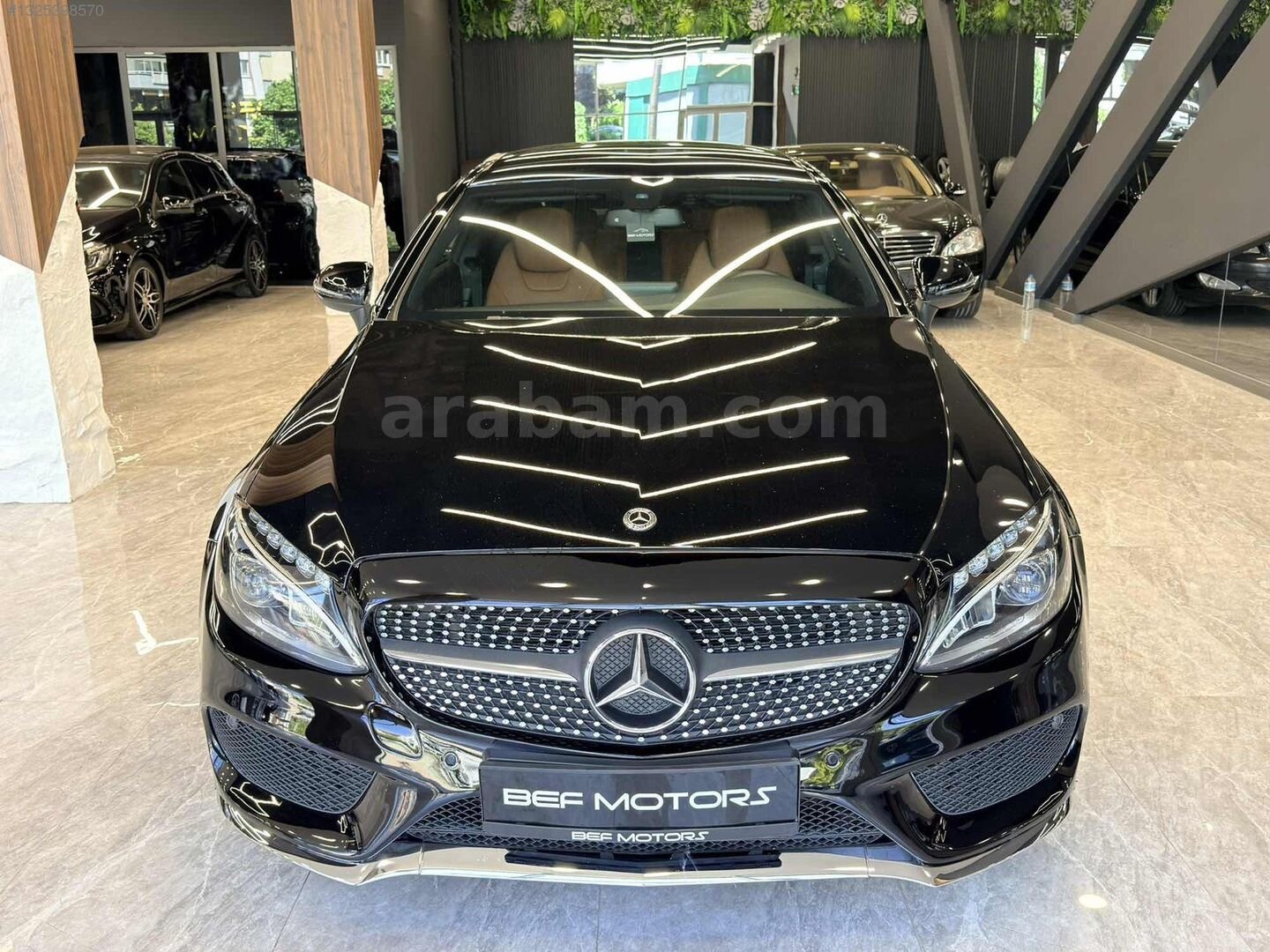 Galeriden Mercedes - Benz C 180 AMG 2017 Model Bursa 176.000 km Siyah 3