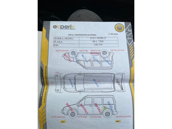 Sahibinden Fiat Doblo Combi 1.6 Multijet Elegance 2012 Model