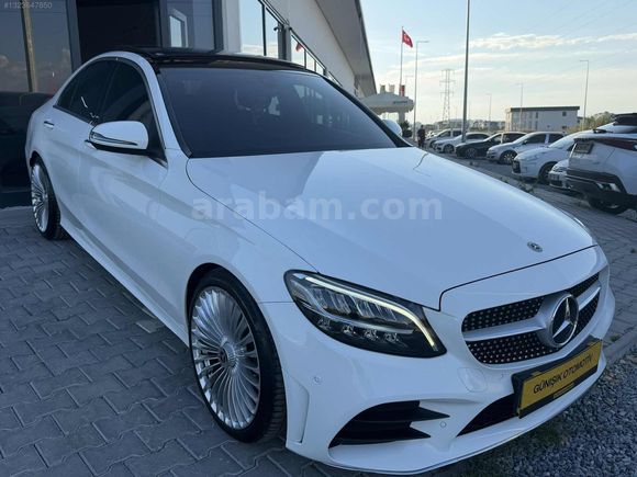 BOYASIZ-DEĞİŞENSİZ-TRAMERSİZ-MERCEDES-C200D-AMG-FULL+FULL
