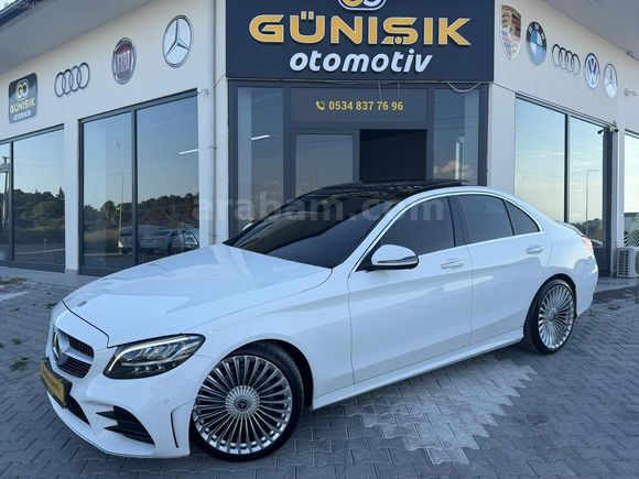 BOYASIZ-DEĞİŞENSİZ-TRAMERSİZ-MERCEDES-C200D-AMG-FULL+FULL