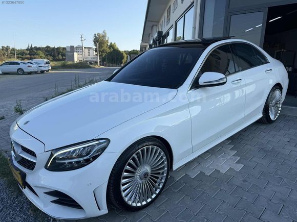 BOYASIZ-DEĞİŞENSİZ-TRAMERSİZ-MERCEDES-C200D-AMG-FULL+FULL