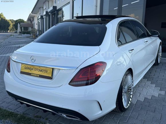 BOYASIZ-DEĞİŞENSİZ-TRAMERSİZ-MERCEDES-C200D-AMG-FULL+FULL