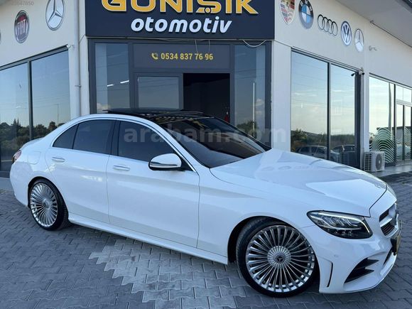 BOYASIZ-DEĞİŞENSİZ-TRAMERSİZ-MERCEDES-C200D-AMG-FULL+FULL