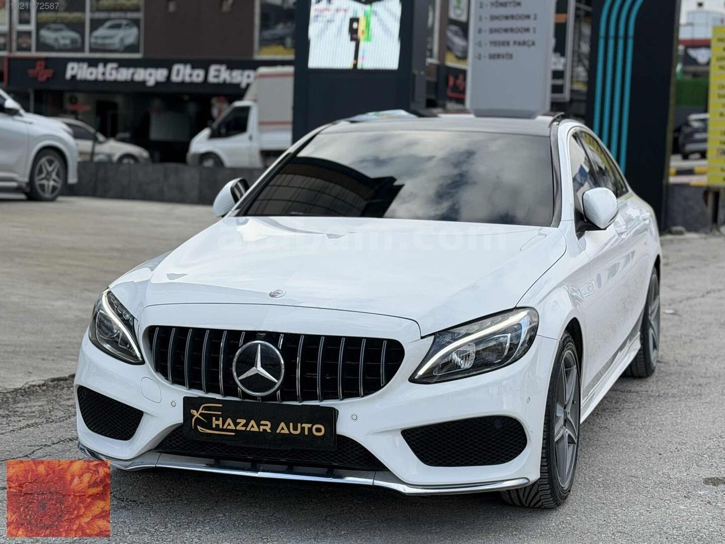 Galeriden Mercedes - Benz C 200 D AMG 2016 Model Gaziantep 223.000 km Beyaz 2