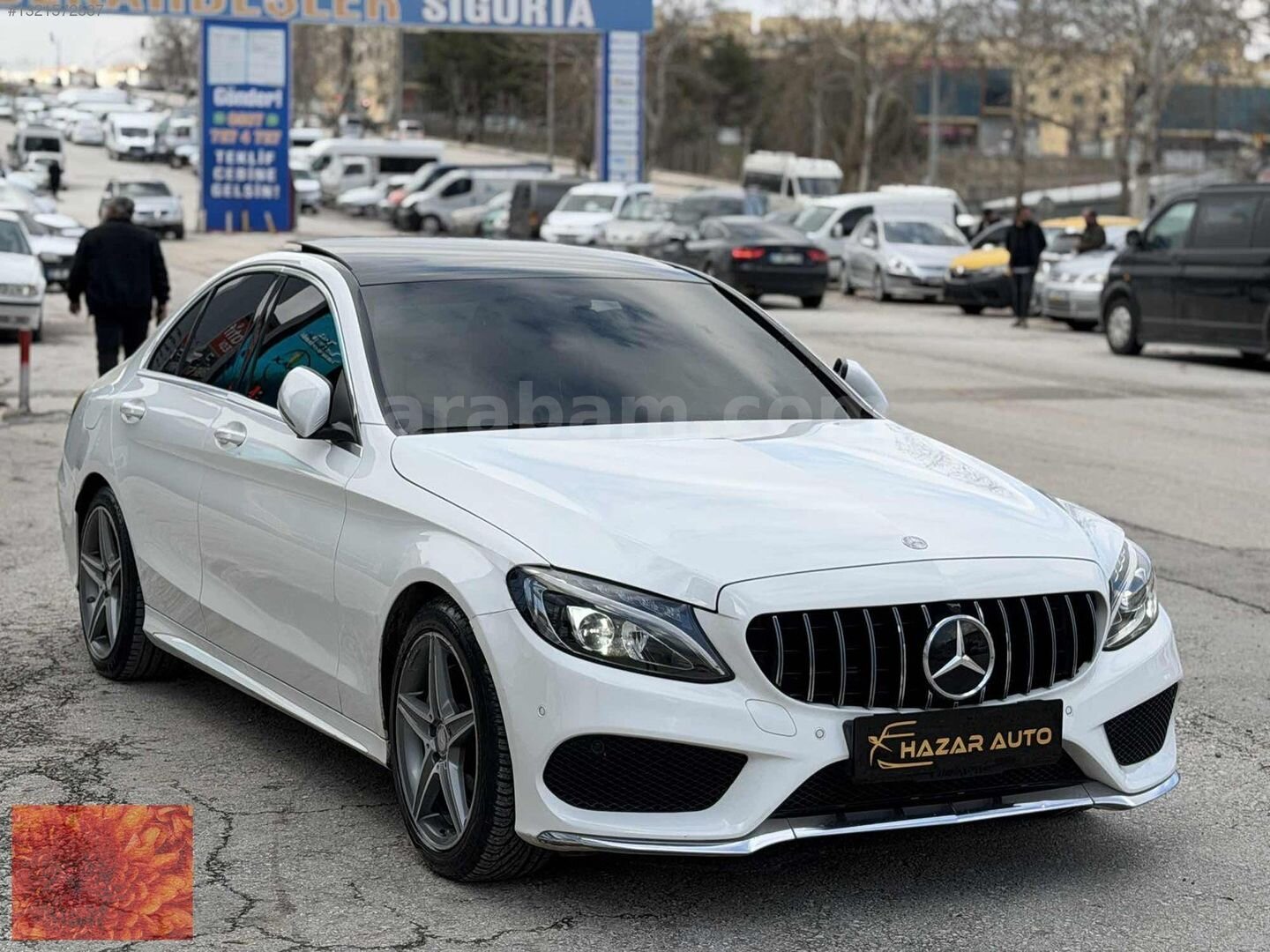 Galeriden Mercedes - Benz C 200 D AMG 2016 Model Gaziantep 223.000 km Beyaz 5
