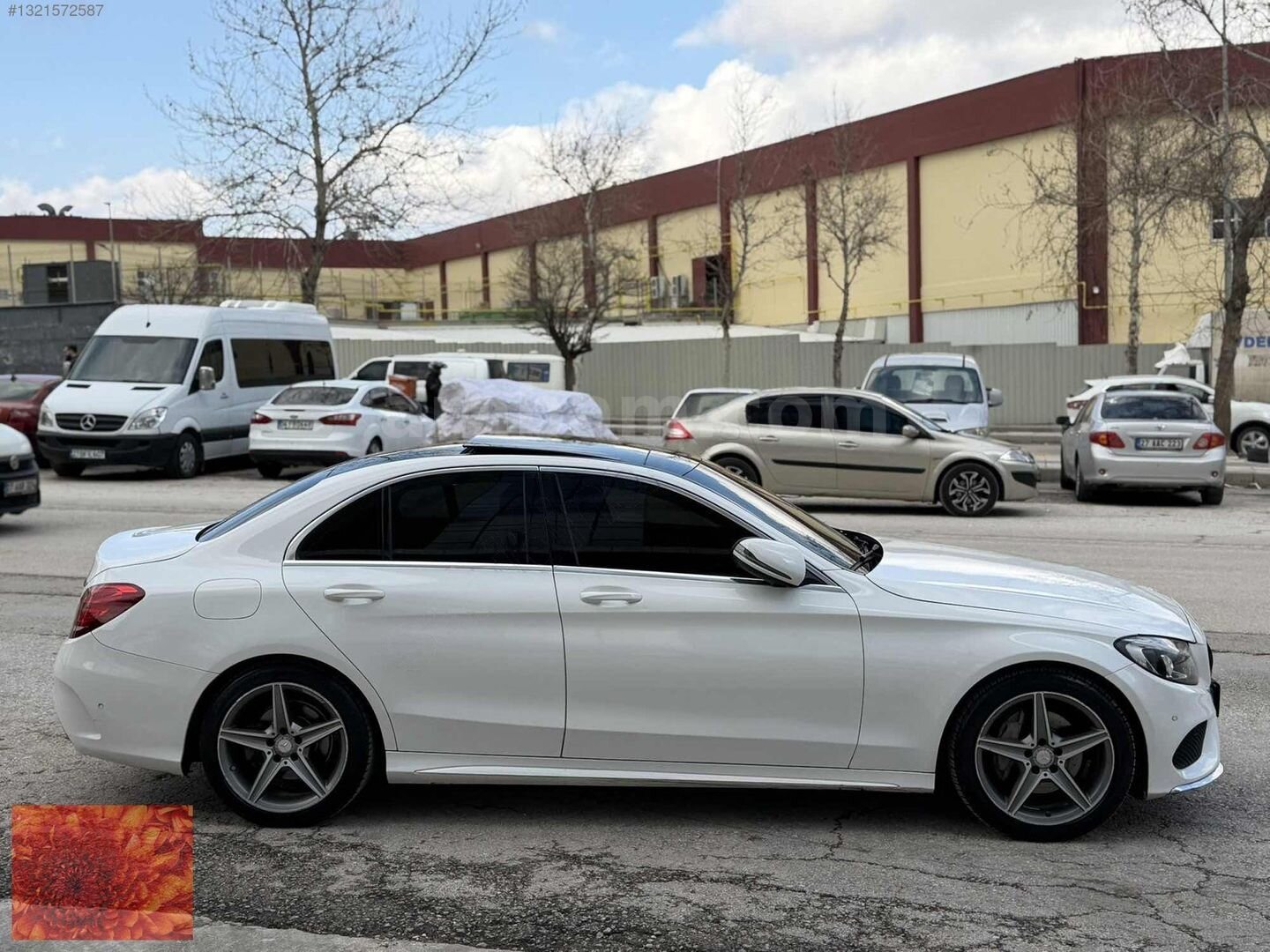Galeriden Mercedes - Benz C 200 D AMG 2016 Model Gaziantep 223.000 km Beyaz 6