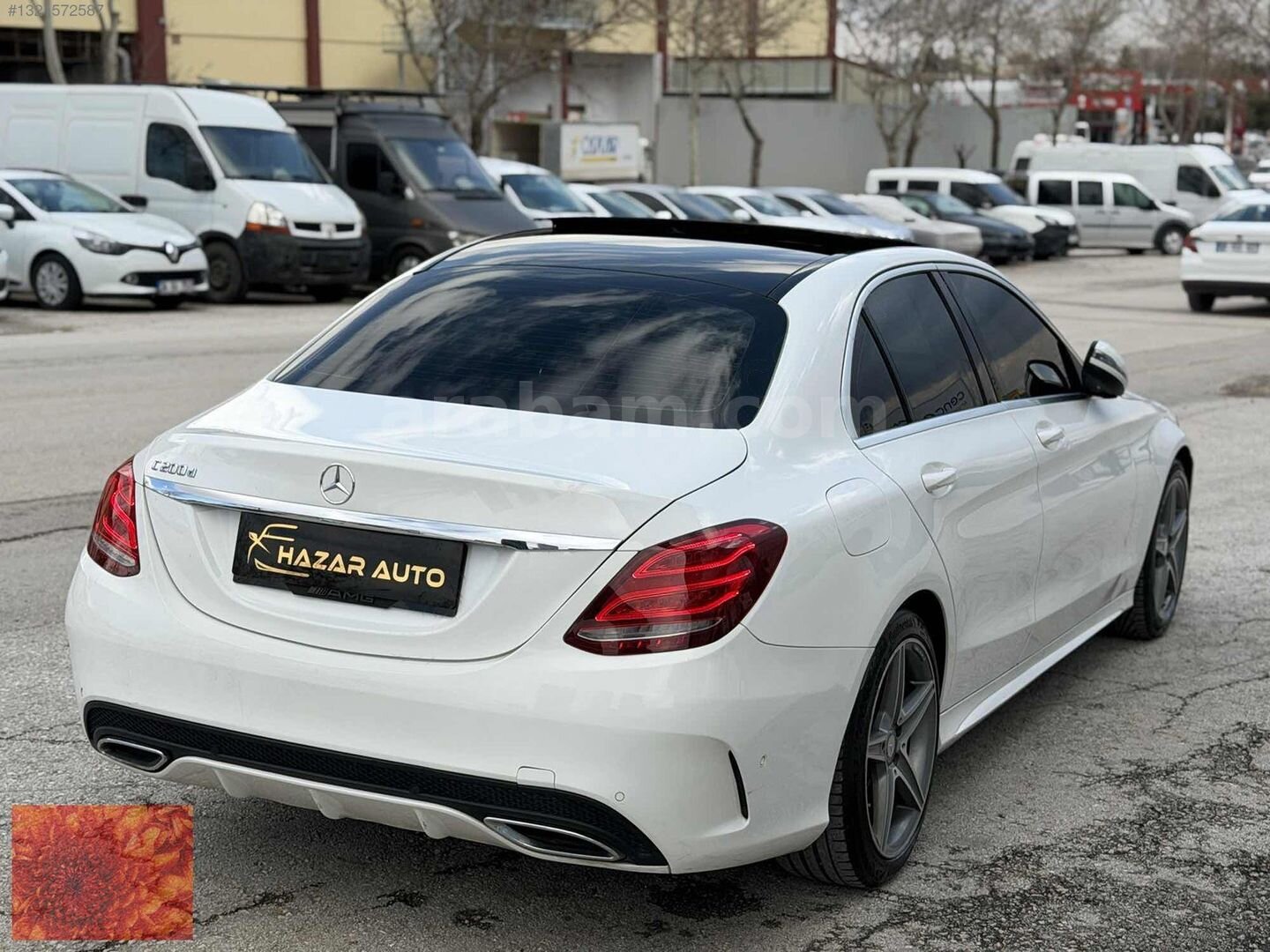 Galeriden Mercedes - Benz C 200 D AMG 2016 Model Gaziantep 223.000 km Beyaz 7