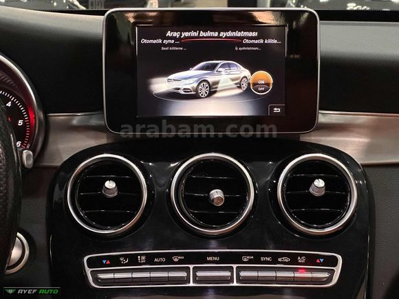 2016 MERCEDES C200D*CAM TAVAN/ISITMA/İMZALI/İÇ TABA/NAV./SER.BAK