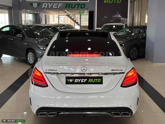 2016 MERCEDES C200D*CAM TAVAN/ISITMA/İMZALI/İÇ TABA/NAV./SER.BAK