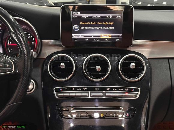 2016 MERCEDES C200D*CAM TAVAN/ISITMA/İMZALI/İÇ TABA/NAV./SER.BAK