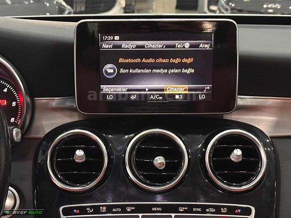2016 MERCEDES C200D*CAM TAVAN/ISITMA/İMZALI/İÇ TABA/NAV./SER.BAK