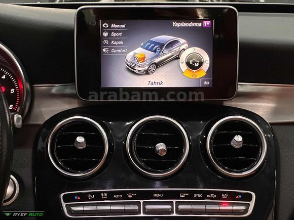 2016 MERCEDES C200D*CAM TAVAN/ISITMA/İMZALI/İÇ TABA/NAV./SER.BAK