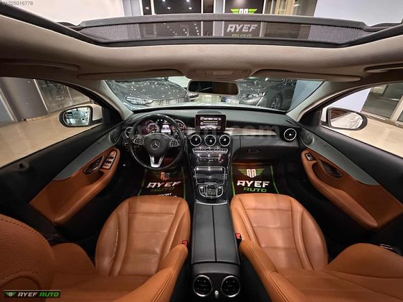 2016 MERCEDES C200D*CAM TAVAN/ISITMA/İMZALI/İÇ TABA/NAV./SER.BAK