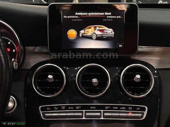 2016 MERCEDES C200D*CAM TAVAN/ISITMA/İMZALI/İÇ TABA/NAV./SER.BAK