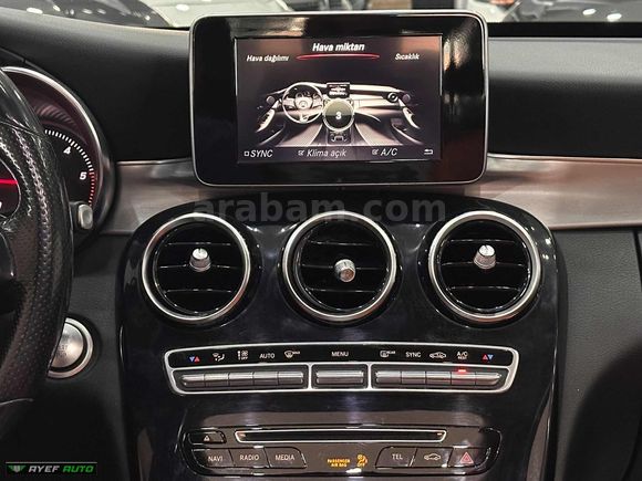 2016 MERCEDES C200D*CAM TAVAN/ISITMA/İMZALI/İÇ TABA/NAV./SER.BAK