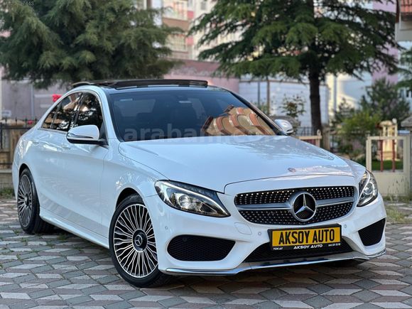 2016 MODEL C200 AMG+CAM TAVAN+ISITMA+SAAT+İMZALI SERİ 190 BİN KM