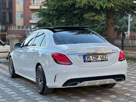 2016 MODEL C200 AMG+CAM TAVAN+ISITMA+SAAT+İMZALI SERİ 190 BİN KM
